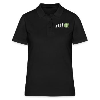 Climatologue Climatologie Empreinte CO2 - Polo Femme - noir - Devant - Ailine (174cm)