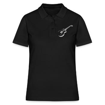 guitarist - Women's Polo Shirt - black - Front - Ailine (174cm)