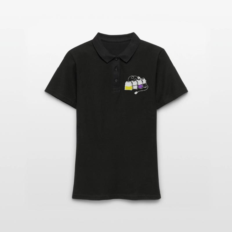 Nonbinary Pride Sachet de thé Nonbinary Pride Nonbinary Polo Femme