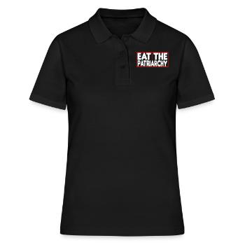 Cadeau féministe féministe féministe - Polo Femme - noir - Devant - Ailine (174cm)
