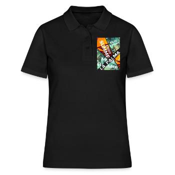 La Palma Été Soleil Plage Mer Palmiers Îles Canaries - Polo Femme - noir - Devant - Ailine (174cm)