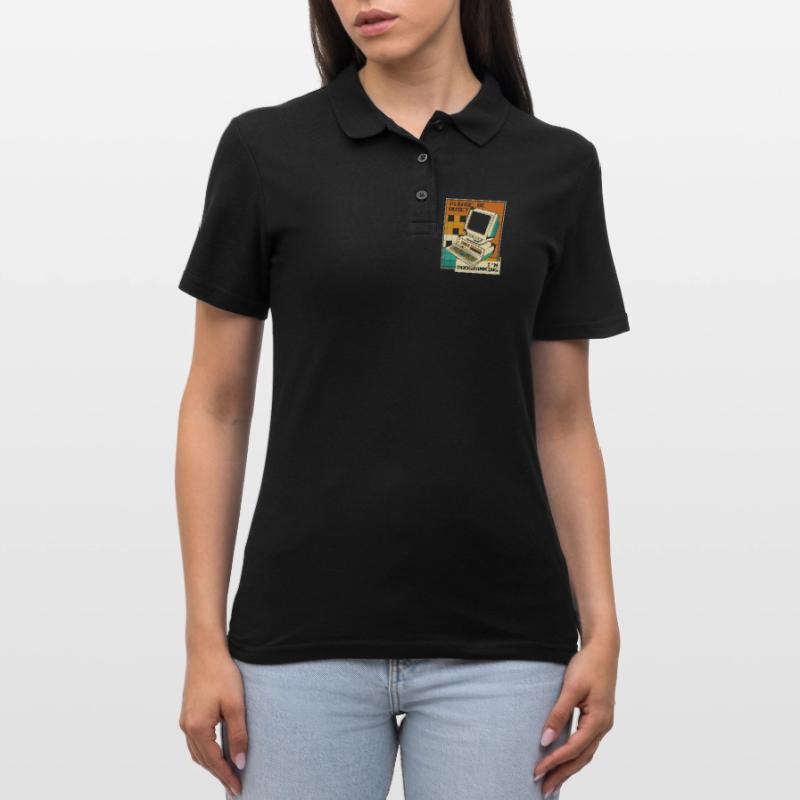 Please Be Quiet Software Engineer Developer Women's Polo Shirt