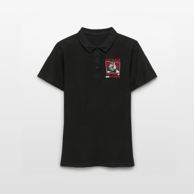 N’ayez crainte, prenez simplement mon bras de techniques de main Polo Femme