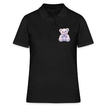 Coquette Ours Pailleté 🧸 - Polo Femme - noir - Devant - Ailine (174cm)