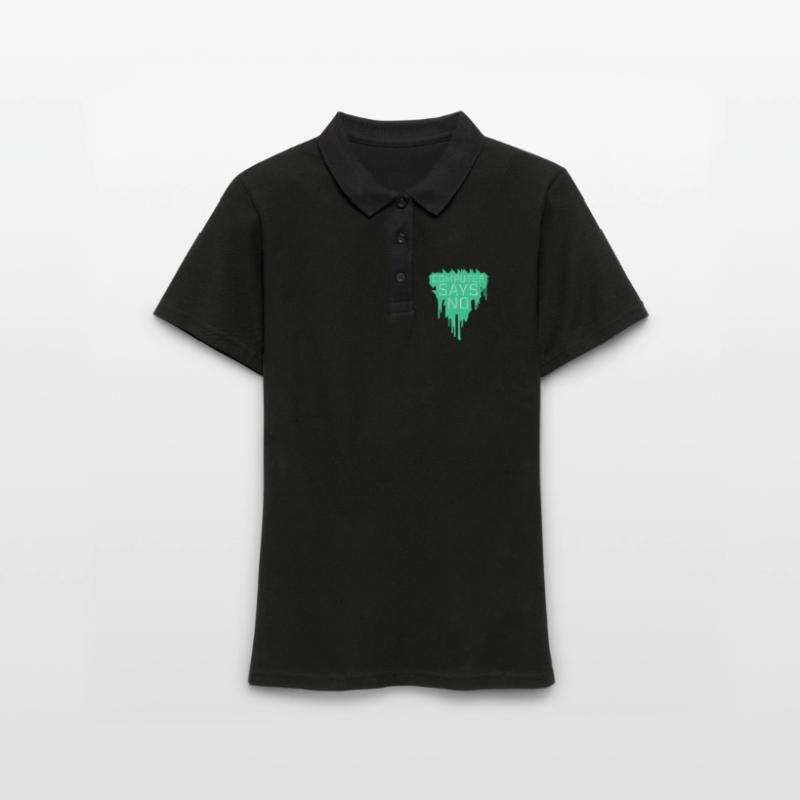 Computer Says No Funny Programmer Nerd Technique Women's Polo Shirt