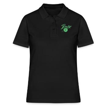 Club de bowling bowling bowling bowling bowling - Polo Femme - noir - Devant - Ailine (174cm)