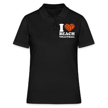 beach-volley - Polo Femme - noir - Devant - Ailine (174cm)