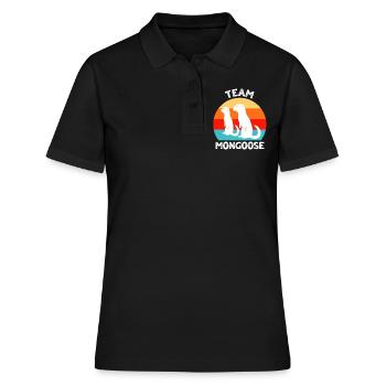 Suricates amusants - Polo Femme - noir - Devant - Ailine (174cm)