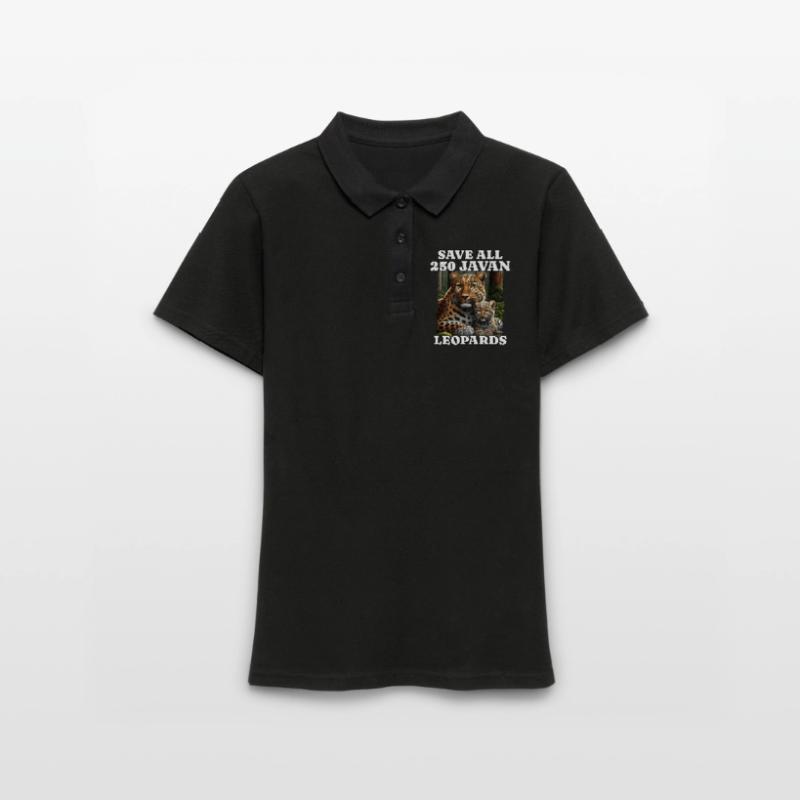 Save Java Leopard Frauen Polo Shirt