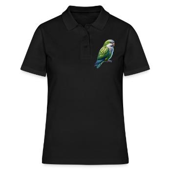 Conure veuve - Polo Femme - noir - Devant - Ailine (174cm)
