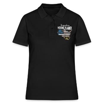Hochzeitsplaner US - Frauen Polo Shirt - Schwarz - Vorne - Ailine (174cm)