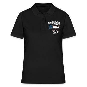 Développeur de logiciels US - Polo Femme - noir - Devant - Ailine (174cm)