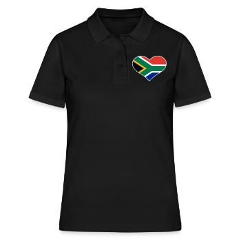 Afrique du Sud - Polo Femme - noir - Devant - Ailine (174cm)