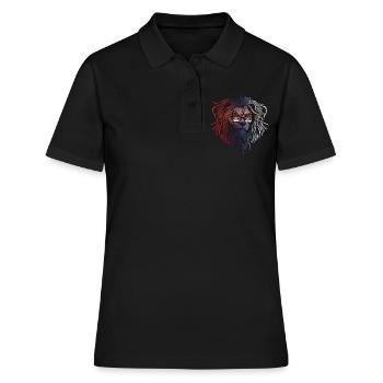 Serbien - Frauen Polo Shirt - Schwarz - Vorne - Ailine (174cm)