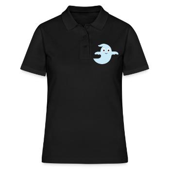 Geist - Frauen Polo Shirt - Schwarz - Vorne - Ailine (174cm)