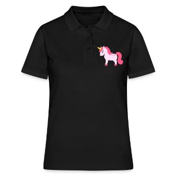 Licorne - licorne - Polo Femme - noir - Devant - Ailine (174cm)