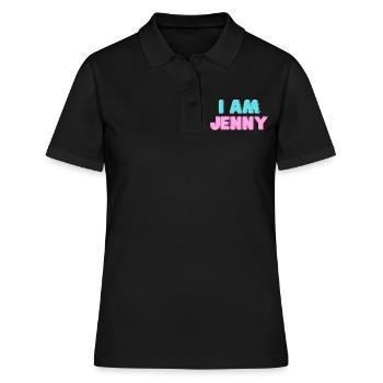 I'm Jennifer Jenny Name Gifts - Women's Polo Shirt - black - Front - Ailine (174cm)