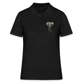 Elephant - Polo Femme - noir - Devant - Ailine (174cm)