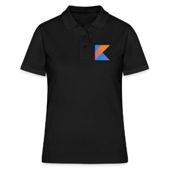 programmateur nerd computer source nouveau K sign pc c - Polo Femme - noir - Devant - Ailine (174cm)