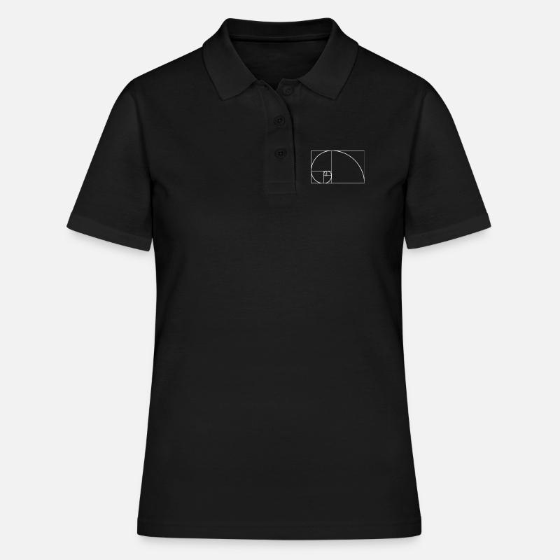 Fibonacci Episode Funny Nerd for Math Fans - Women's Polo Shirt - black