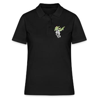 Motocross Motocross Pilote - Polo Femme - noir - Devant - Ailine (174cm)