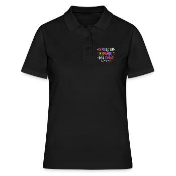 Espagnol Professeur d’espagnol Langue - Polo Femme - noir - Devant - Ailine (174cm)