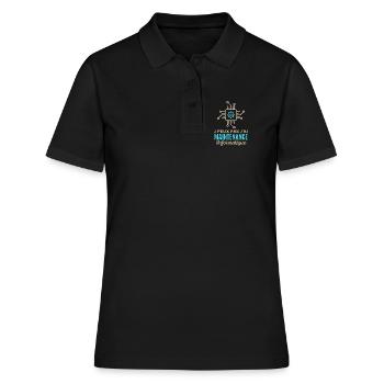 Maintenance informatique - Polo Femme - noir - Devant - Ailine (174cm)