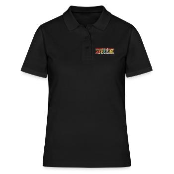 Radfahren Radfahrer - Frauen Polo Shirt - Schwarz - Vorne - Ailine (174cm)