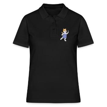 Ciseaux de coiffeur pour chat - Polo Femme - noir - Devant - Ailine (174cm)