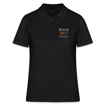 1951 - Jahrgang 1951 - Fantastisch seit 1951 - Frauen Polo Shirt - Schwarz - Vorne - Ailine (174cm)