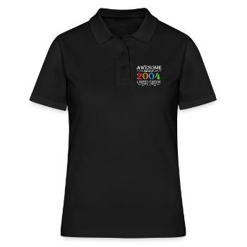 2004 - Jahrgang 2004 - Fantastisch seit 2004 - Frauen Polo Shirt - Schwarz - Vorne - Ailine (174cm)