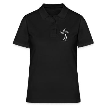 Hermine Celtic Bretagne - Polo Femme - noir - Devant - Ailine (174cm)
