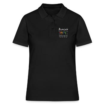 1973 - Jahrgang 1973 - Frauen Polo Shirt - Schwarz - Vorne - Ailine (174cm)