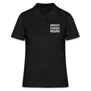 Arme académique absolue des étudiants - Polo Femme - noir - Devant - Ailine (174cm)