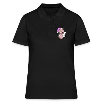 Antilope - Polo Femme - noir - Devant - Ailine (174cm)