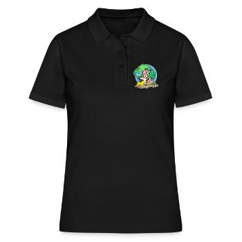 Animaux mignons - Polo Femme - noir - Devant - Ailine (174cm)