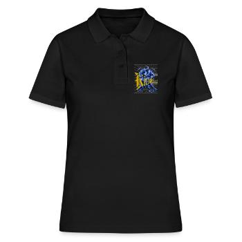 Kizomba Social Perspektiv Urban Kiz - Frauen Polo Shirt - Schwarz - Vorne - Ailine (174cm)