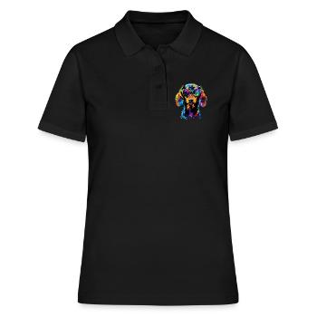 Teckel, Teckel, Teckel miniature, Dachshund Club, Teckel - Polo Femme - noir - Devant - Ailine (174cm)