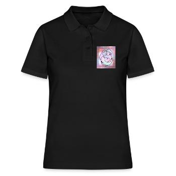 Favorite Human-Mother-Daughter-Sister-Girlfriend - Women's Polo Shirt - black - Front - Ailine (174cm)