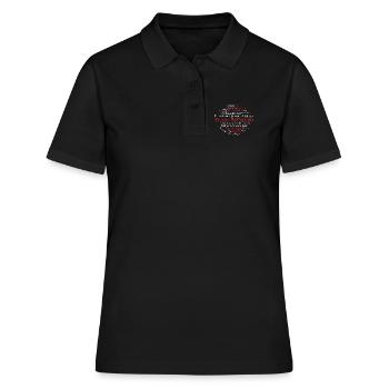 Cologne Kölsch Nuage de mots Carnaval de Cologne Alaaf Kölle - Polo Femme - noir - Devant - Ailine (174cm)