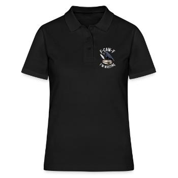 Raven quill and scrolls - Women's Polo Shirt - black - Front - Ailine (174cm)