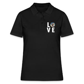 Mammouths Mammouth - Polo Femme - noir - Devant - Ailine (174cm)