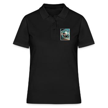 Pas de navire, pas de problème - Polo Femme - noir - Devant - Ailine (174cm)