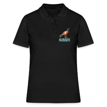 Faisans Faisan - Polo Femme - noir - Devant - Ailine (174cm)