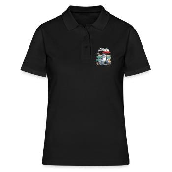 What the Phoque Normandy Regional Humor Pride - Women's Polo Shirt - black - Front - Ailine (174cm)