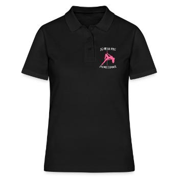 Ich kann nicht, ich Pole-Dance-Tänzer Tänzer Barre-Tänzer - Frauen Polo Shirt - Schwarz - Vorne - Ailine (174cm)