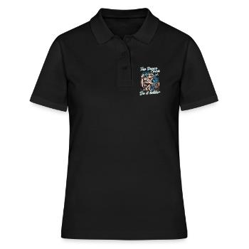 Claquettes Claquettes Danseuse de claquettes - Polo Femme - noir - Devant - Ailine (174cm)