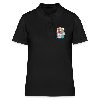 Cerf-volant volant - Polo Femme - noir - Devant - Ailine (174cm)