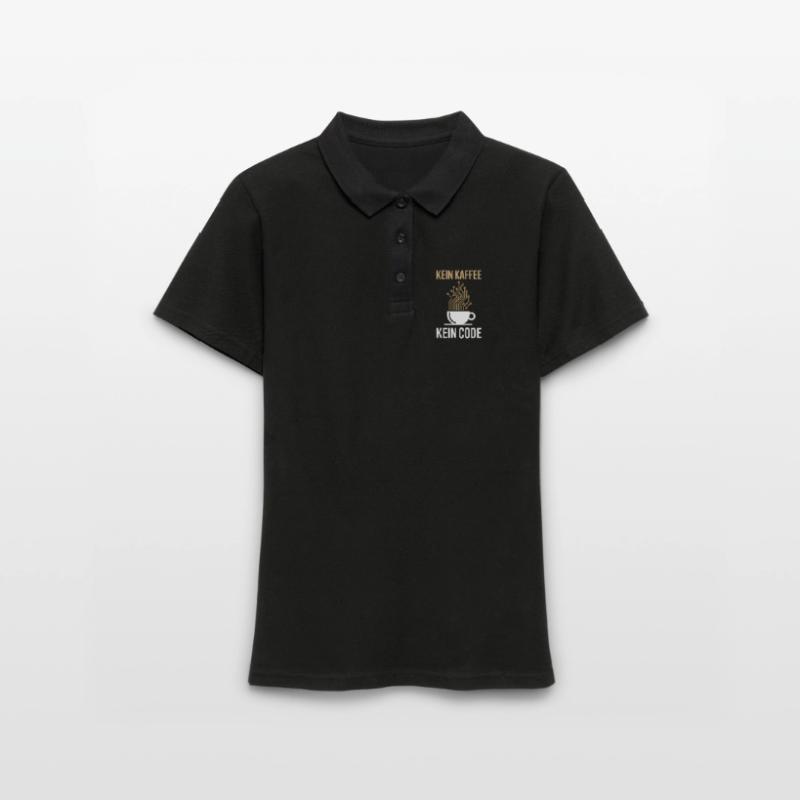 No Coffee No Code Programmer Computer Scientist Women's Polo Shirt