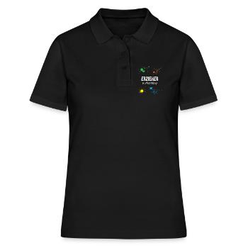 Éducateur en formation Crèche Formation des éducateurs - Polo Femme - noir - Devant - Ailine (174cm)